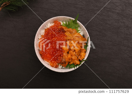 Bowl of rice dumplings 111757629