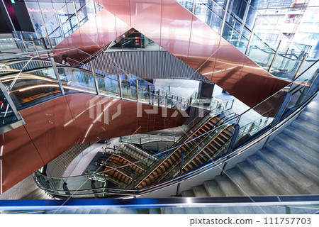 Shibuya Sakura Stage Escalator 111757703