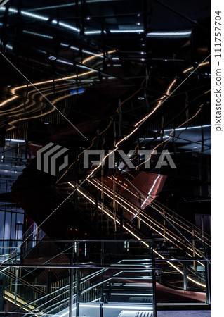 Shibuya Sakura Stage Escalator 111757704