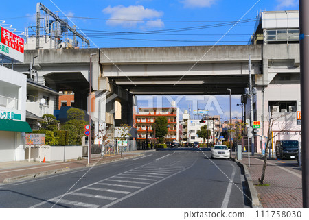 Around Minamikoshigaya Station, Koshigaya City, Saitama Prefecture February 2024 111758030
