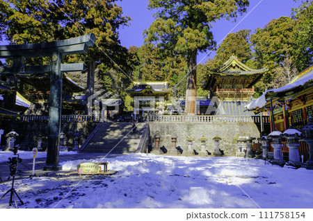 Winter sunlight Toshogu Shrine Winter sunlight Toshogu Shrine 111758154