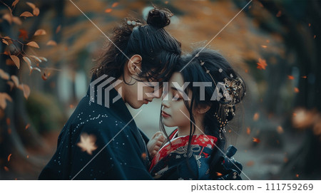 Image of Samurai Couple No1-10 - 111759269