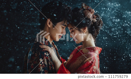 Image of Samurai Couple No1-20 - 111759279