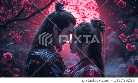 Image of Samurai Couple No1-5 - 111759286