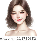 美麗的女性面孔（AI） 111759852