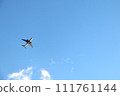 sunny winter day and airplane 111761144