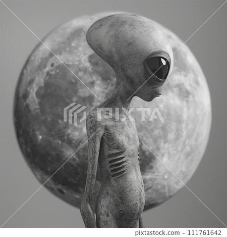 Image of Gray Alien No3-7 111761642