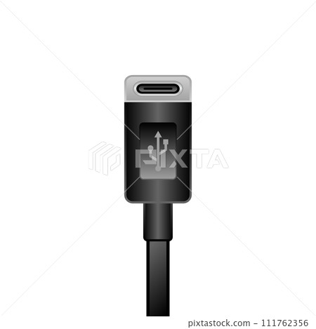 簡單圖解_黑色USB Type-C_母 111762356