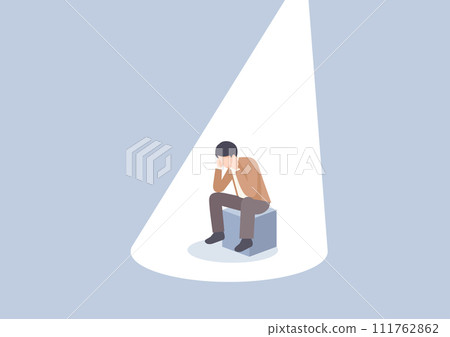 A worried man A worried man 111762862