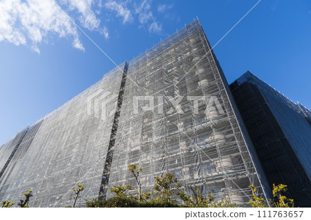 公寓外牆裝修工程防護網 公寓外牆裝修工程防護網 111763657