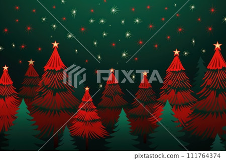 seamless pattern with fir tree branches, Evergreen nature background. Christmas or new year backdrop. AI generative seamless pattern with fir tree branches, Evergreen nature background. Christmas or new year backdrop. AI generative 111764374