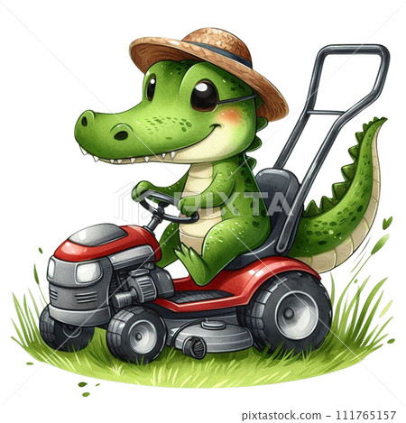 Alligator Cute Watercolor Clipart Alligator Cute Watercolor Clipart 111765157