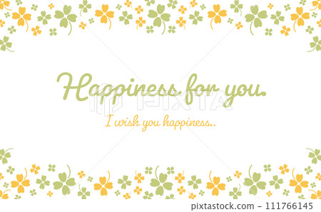 Girly four leaf clover frame Girly four leaf clover frame 111766145