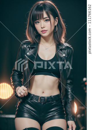 皮夾克AI美顏“AI生成圖像” 111766162