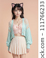 Cosplay cat AI beauty "AI generated image" 111766233