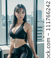 Sports gym AI woman “AI generated image” 111766242