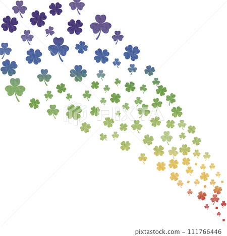 white checkered clover leaf, symbol of luck white checkered clover leaf, symbol of luck 111766446