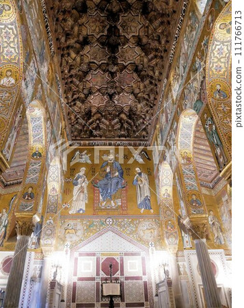 Norman Royal Palace Palatine Chapel Wooden Ceiling (Palermo, Italy) Norman Royal Palace Palatine Chapel Wooden Ceiling (Palermo, Italy) 111766713