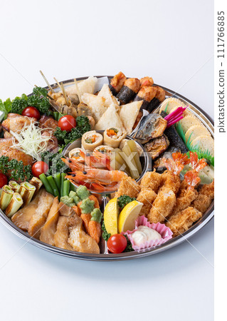 Hors d'oeuvres Assorted hors d'oeuvres 111766885