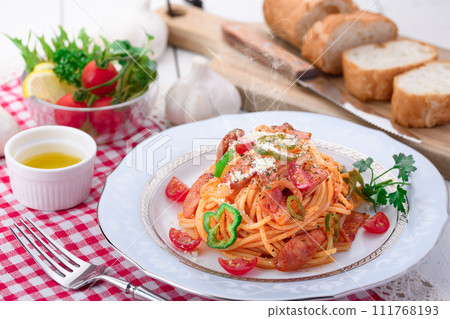 Italian spaghetti (Napolitan) Italian spaghetti (Napolitan) 111768193