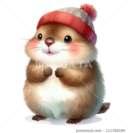 Groundhog cute wildlife Groundhog cute wildlife 111768394