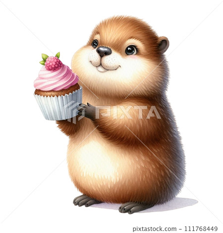 Groundhog cute wildlife Groundhog cute wildlife 111768449