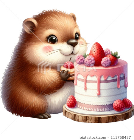 Groundhog cute wildlife 111768457