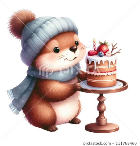 Groundhog cute wildlife 111768460