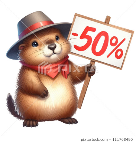 Groundhog cute wildlife Groundhog cute wildlife 111768490