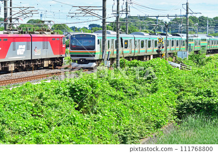 Railway JR East/Tohoku Main Line (Utsunomiya Line) E231 series/EH500-57 Railway JR East/Tohoku Main Line (Utsunomiya Line) E231 series/EH500-57 111768800