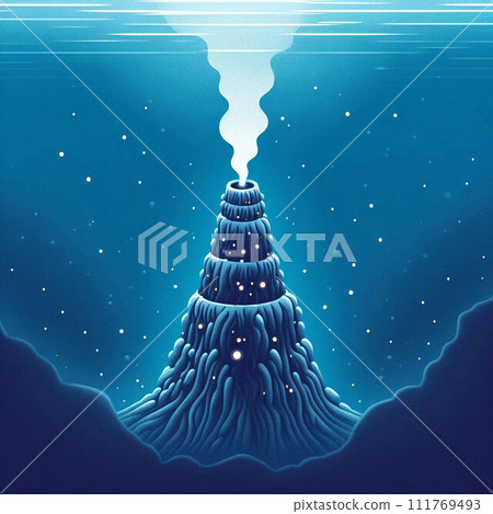 海底熱液噴口 海底熱液噴口 111769493