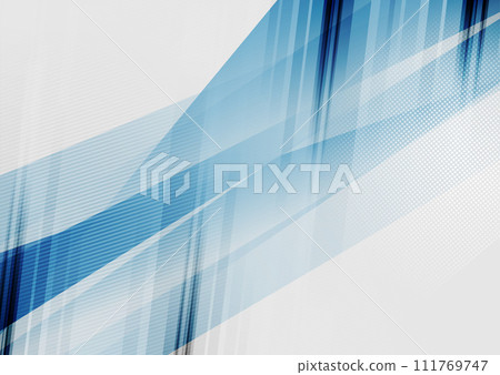Blue and grey grungy striped abstract background 111769747