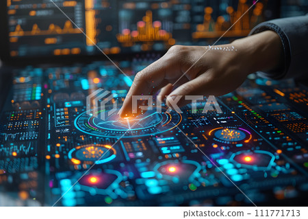 Financial, Business Analytics, Technology Concept 111771713