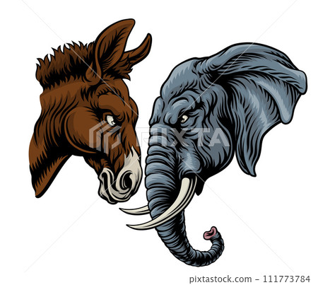 Republican Democrat Election Party Politics 111773784