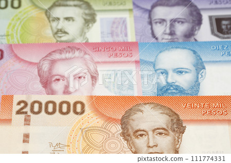 Chilean peso a business background Chilean peso a business background 111774331