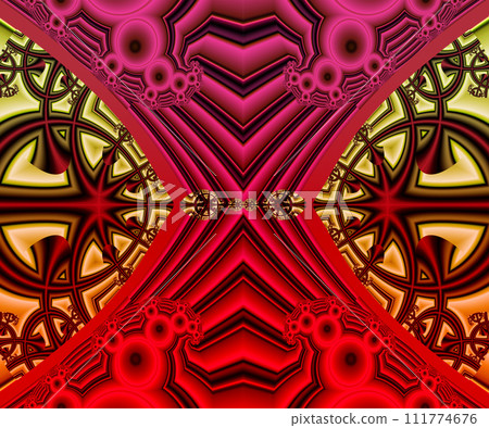 Computer generated abstract colorful fractal artwork Computer generated abstract colorful fractal artwork 111774676