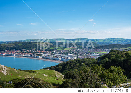 Llandudno Sea Front in North Wales, UK 111774738