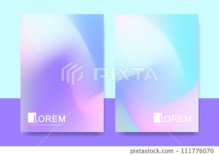 Modern Health care cover template design for a report and medical brochure design, flyer, leaflets for printing presentation. Vector illustration 111776070