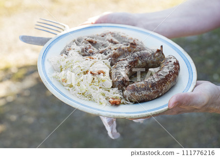 Bratwurst roasted sausage Bratwurst roasted sausage 111776216