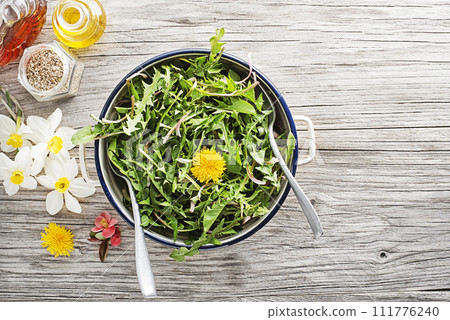 Dandelion salad 111776240