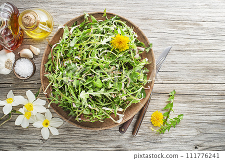 Dandelion salad Dandelion salad 111776241