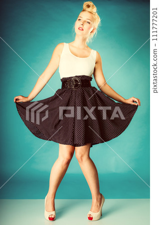 Pin up girl retro style. Pin up girl retro style. 111777201