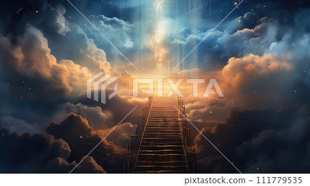Stairway to heaven concept. 111779535