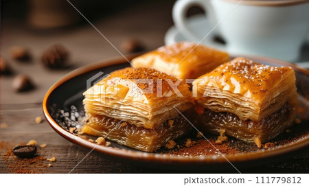 Close-up of Gourmet Baklava Close-up of Gourmet Baklava 111779812