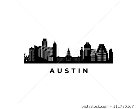 Vector Austin skyline. 111780167