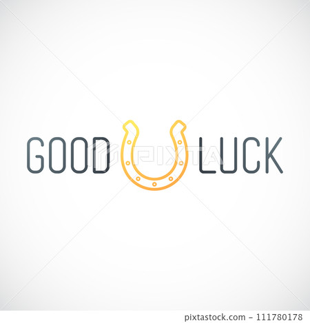 Good Luck emblem. Good Luck emblem. 111780178