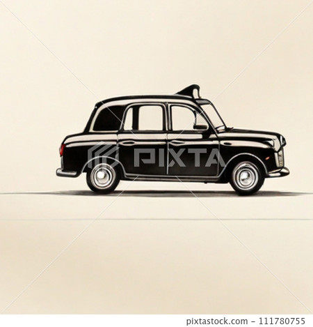 Retro car 111780755