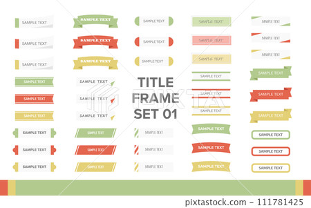 標題/標題框集 A03 標題/標題框集 A03 111781425