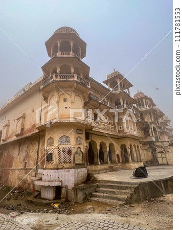 Galta Mandir palace in Galta Ji near Jaipur. High quality photo Galta Mandir palace in Galta Ji near Jaipur. High quality photo 111781553