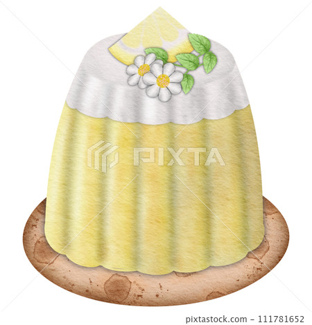 Honey Lemon Pudding 111781652